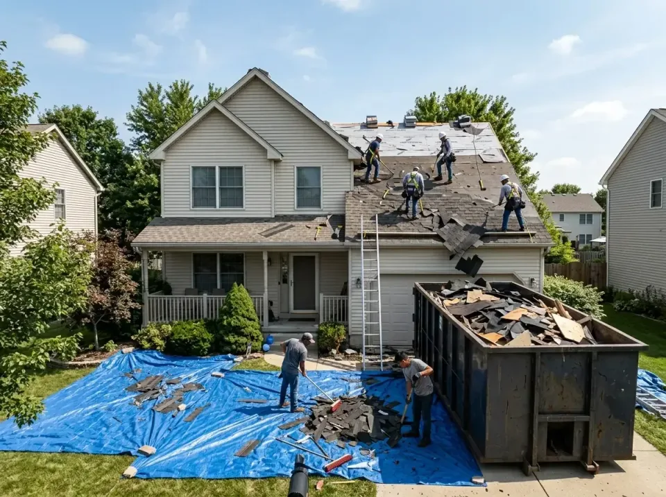 roof-replacement-debris-remova-004 — frequently asked questions, Cheapest Dumpster Rentals in Blue Hills, CT